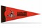 Browns Mini Pennant - 1 Pennant - Licensed By Rico, 4" x 9"